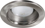 NICOR 4" Recessed Baffle Trim in Nickel