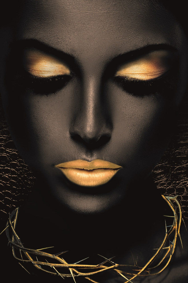 Woman Plexiglass Art Print | Andrew Martin Golden Chain, 39" X 59"