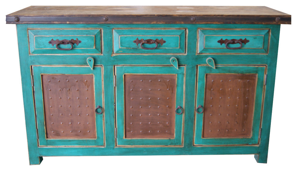 Fontana Rustic Bathroom Vanity cabinet, 72"x20"x32", Fake Left/Right Drawers