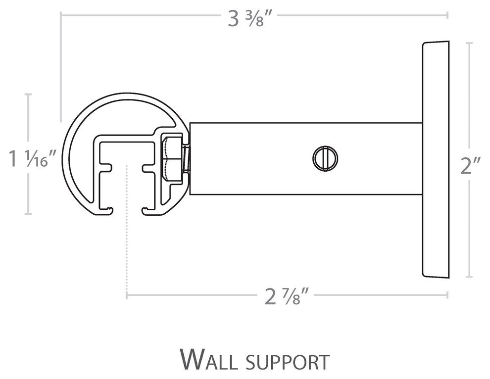 Deco Traverse 1 Rod With Empire Finial, Antique Silver, 72