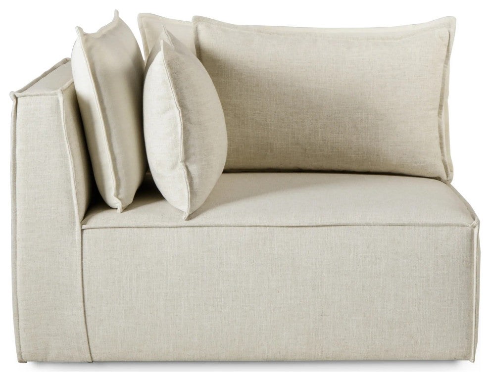 Sonder Living Charlton Modular Sofa | Fixed Cover / Madison Dove
