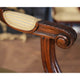 Round Back Mahogany Chair