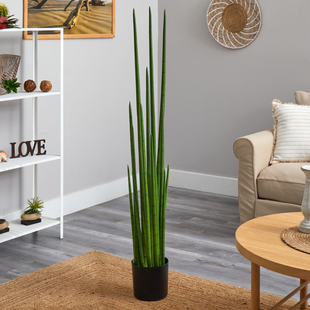 Nearly Natural P1809 5 Sansevieria Snake Artificial Plant
