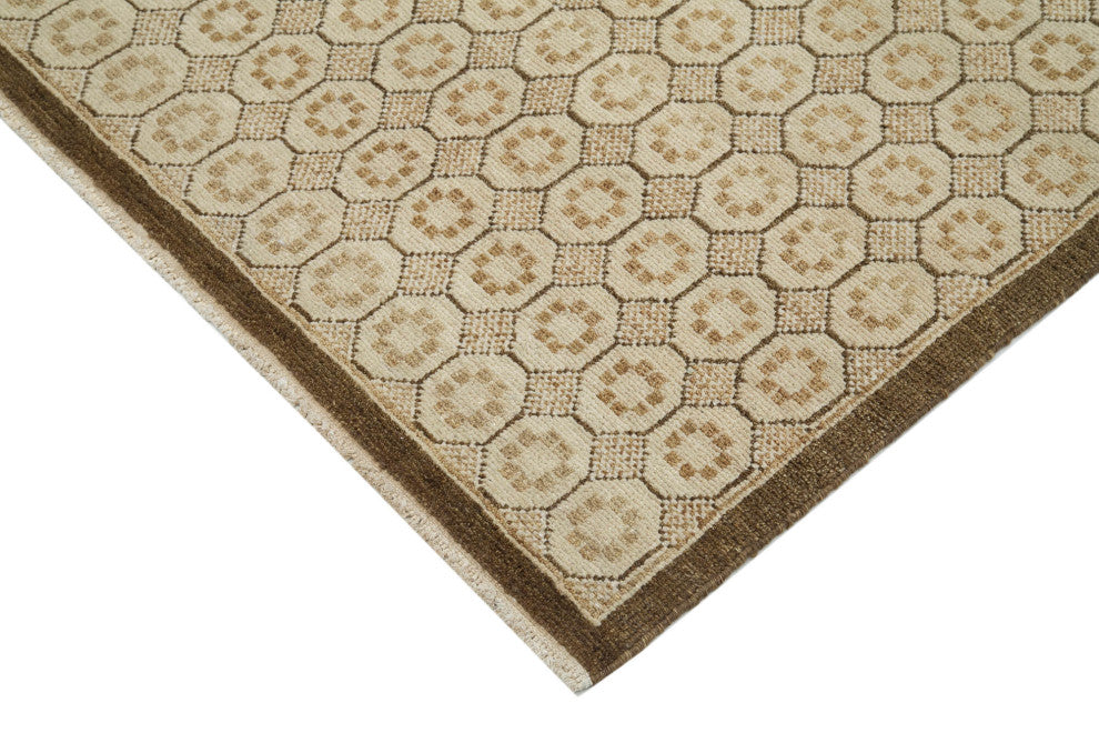 Rug N Carpet - Handwoven Oriental 5' 11" x 9' 0" Unique Oushak Area Rug