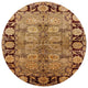 Ahgly Company Indoor Round Mid-Century Modern Area Rugs, 4' Round