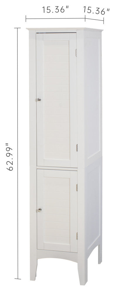 Gewnee Tall Narrow Tower Freestanding Cabinet