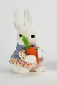 8" Sitting Easter Bunny With Carrot