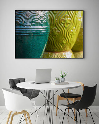 "Pottery" Art block Framed Canvas, 40"x30"