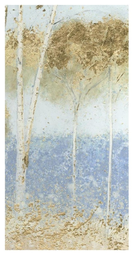 "Summer Birches IV" Digital Paper Print by James Wiens, 38"x74"
