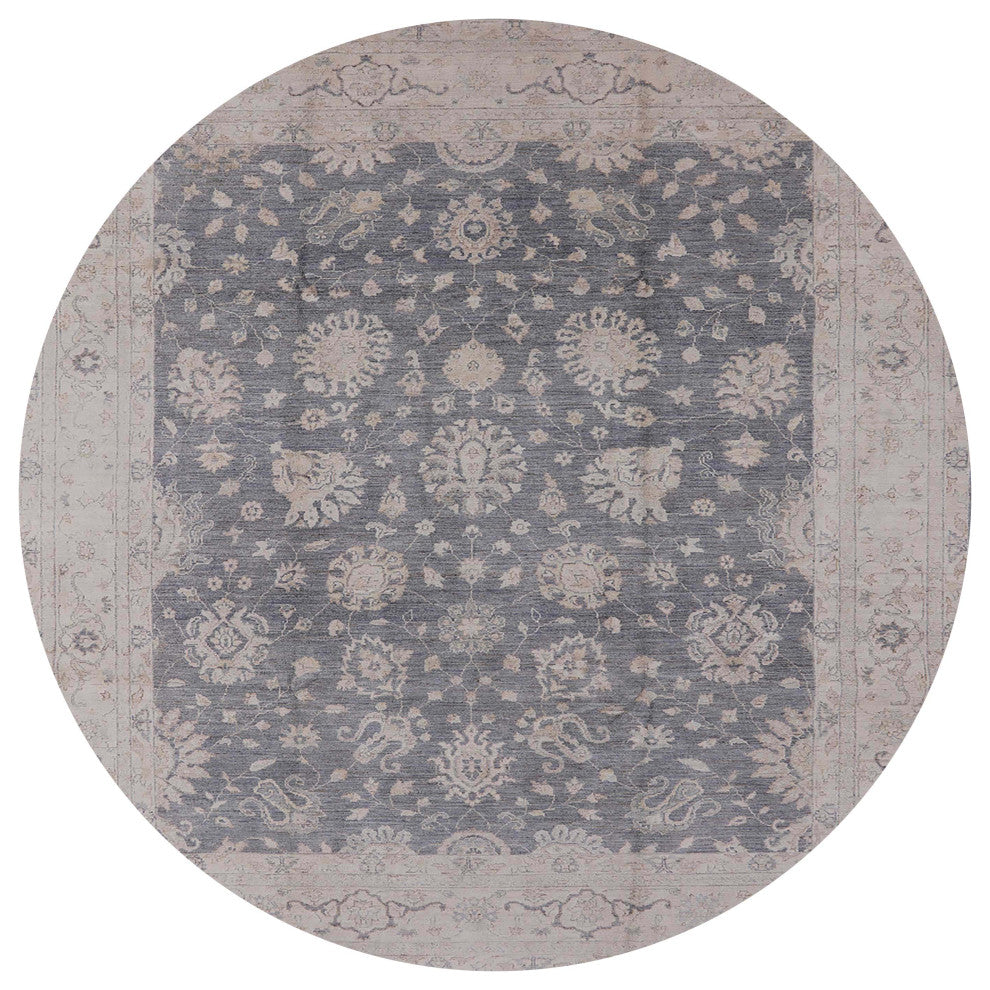 Ahgly Company Indoor Round Mid-Century Modern Area Rugs, 5' Round