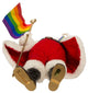 Kurt Adler 10" Fabriche Pride Santa