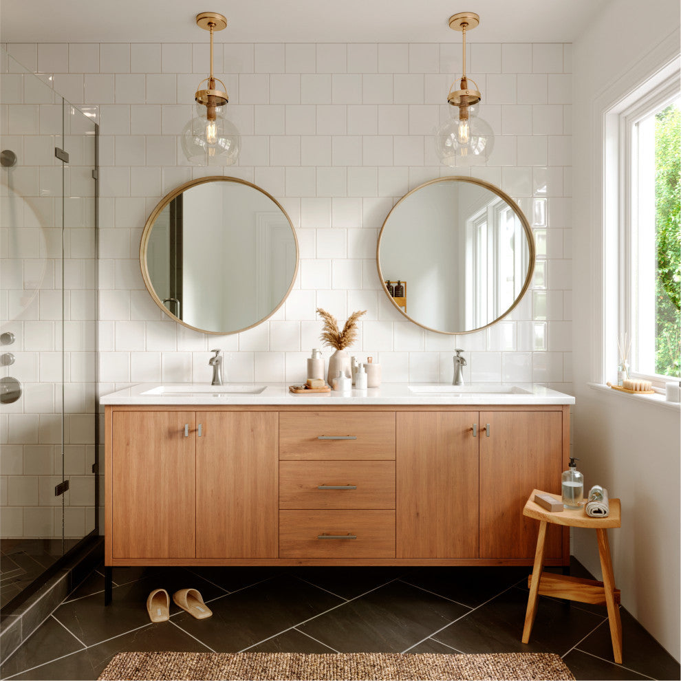 Karran 1-Hole 1-Handle Bathroom Faucet With Pop-Up Drain, Stainless Steel