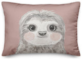 Baby Sloth 20 x 14 Spun Poly Pillow