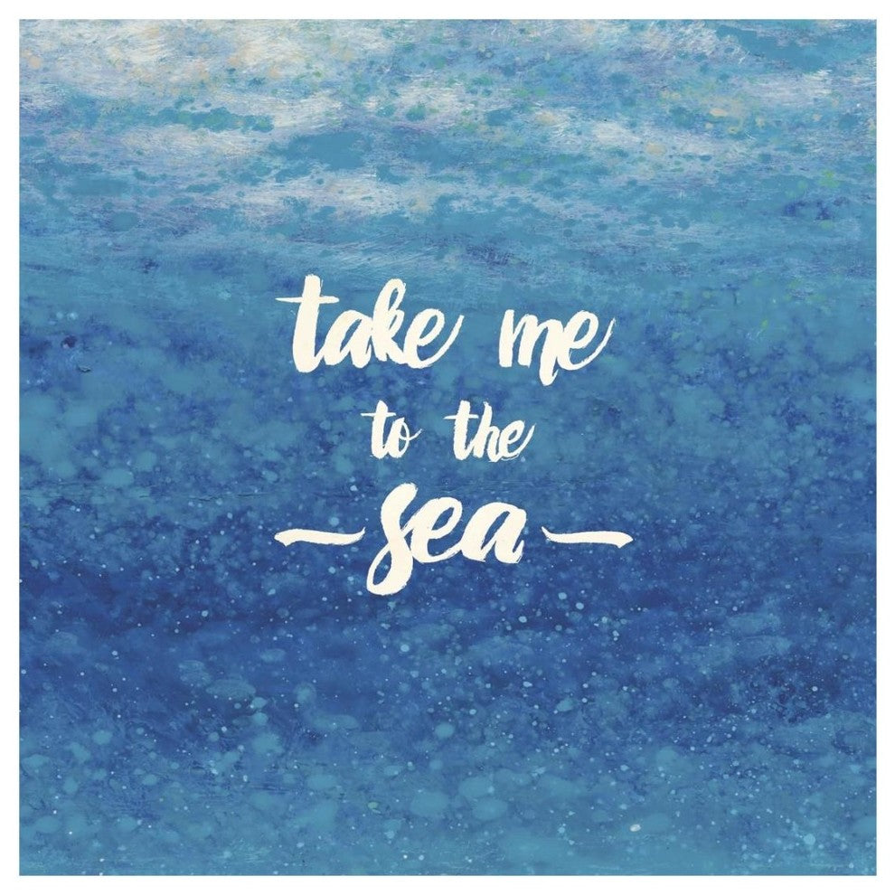 "Underwater Quotes I" Digital Paper Print by James Wiens, 20"x20"