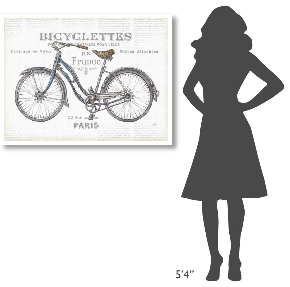 "Bicycles II v2" Digital Paper Print by Daphne Brissonnet, 42"x32"