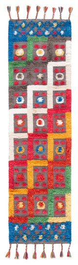 Safavieh Casablanca Collection CSB576N Rug, Blue/Green, 2'3" X 8'