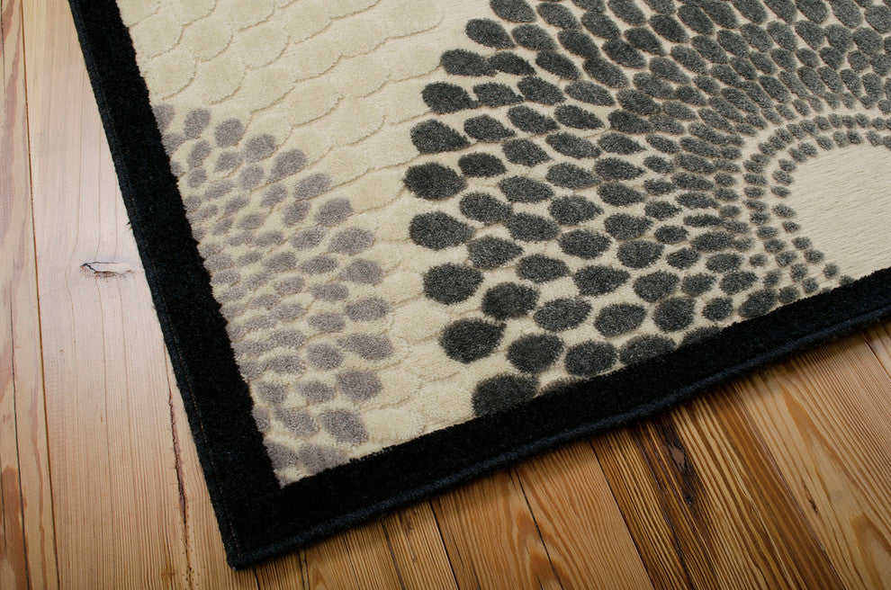 Nourison GRAPHIC ILLUSIONS 118 PARCHMENT RUG