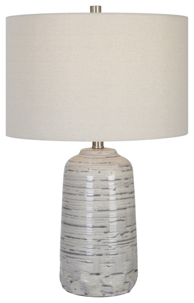 Uttermost Cyclone Table Lamp 30069-1, Ivory