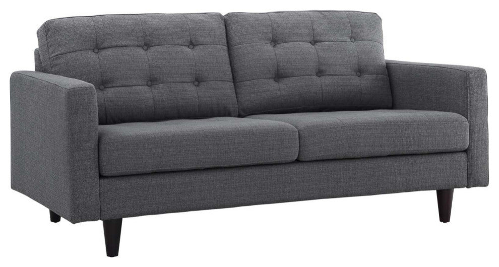 Gray Empress Sofa, Loveseat and Armchair Set of 3