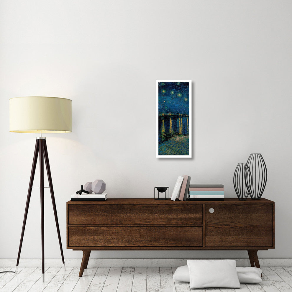 "Starlight Over the Rhone (center)" Print by Vincent van Gogh, 15"x32"