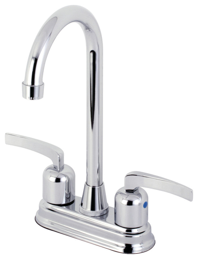 Kingston Brass KB8491EFL Centurion Bar Faucet, Polished Chrome