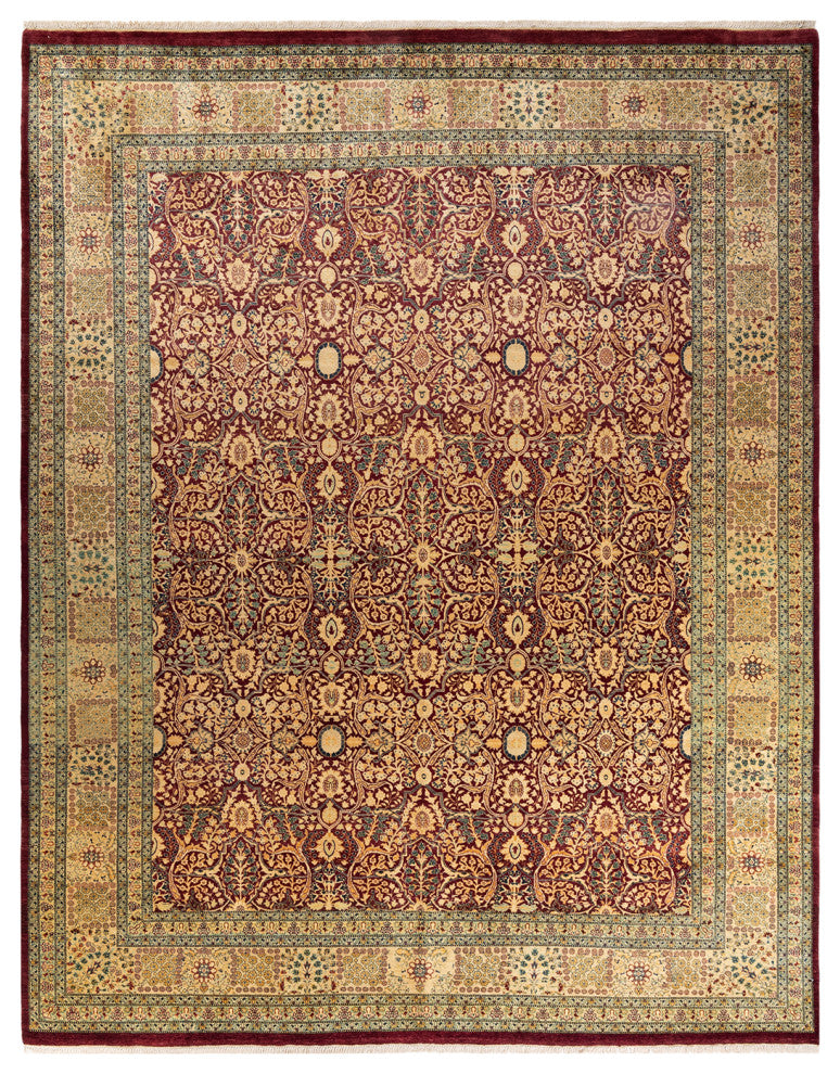 Mogul, One-of-a-Kind Hand-Knotted Area Rug Red, 8' 1" x 10' 5"