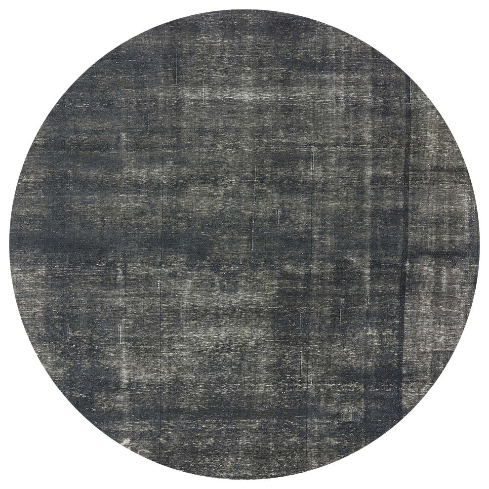 Ahgly Company Indoor Round Mid-Century Modern Area Rugs, 7' Round