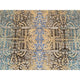 Tan/Brown Transitional Sarouk Silk With Wool Hand Knotted Round Rug, 6'0"x6'0"