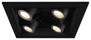 LED Precision Multiple 2X2-Light Trim, Black