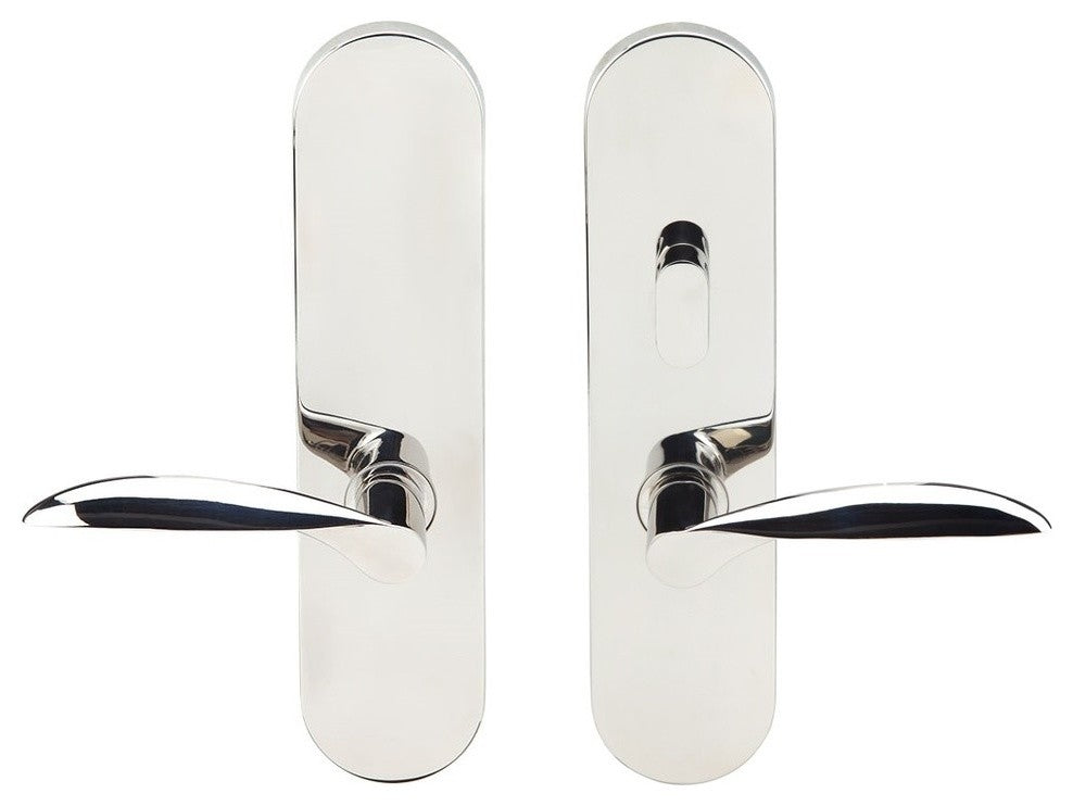 Stratus Lever, Tubular Passage With Privacy Bolt, RH, Polished Stainless Steel