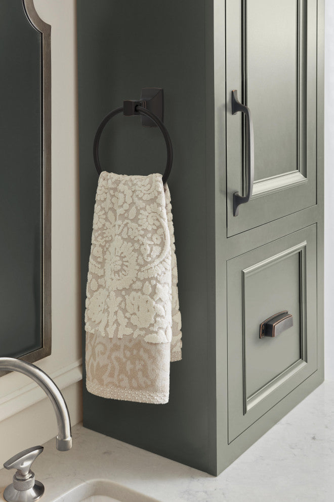 Amerock Highland Ridge Transitional Towel Ring, Oil Rubbed Bronze