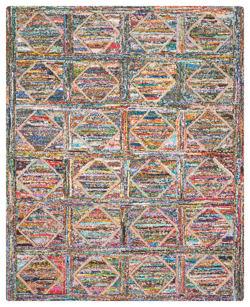 Safavieh Nantucket Collection NAN440 Rug, Multi, 8' X 10'