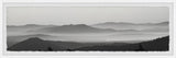"Distant Hills" Framed Painting Print, 45x15