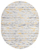Unique Loom Anne Finsbury Rug, Yellow and Gray, 7'10"x10'