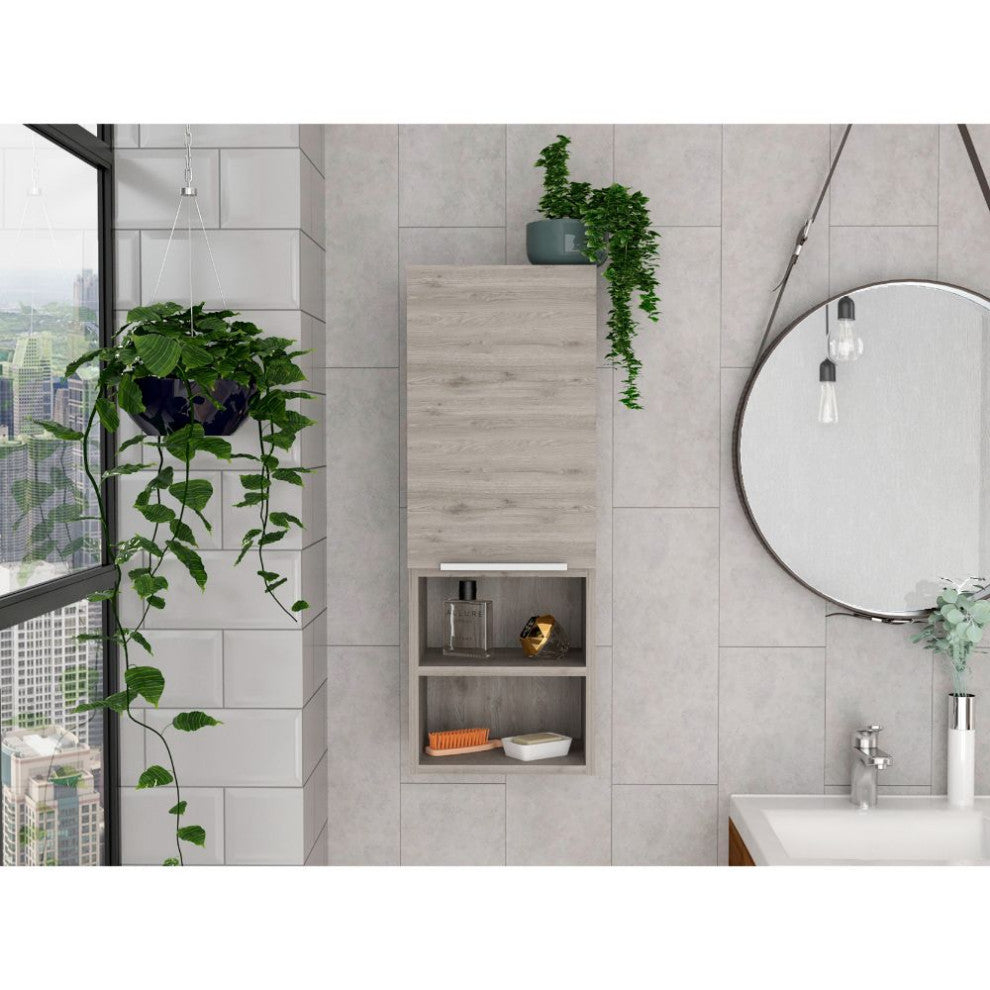Milwaukee Bathroom Cabinet Light Gray