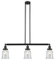 Innovations Lighting 213-Bk-S-G182-Led 3 Light Dimmable Led Island Light
