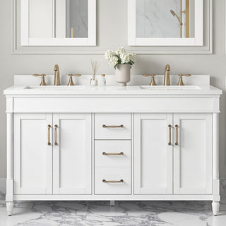 OVE Decors Salisbury Bathroom Vanity, White, 60 in