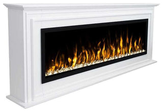 Touchstone Sideline Elite 50" Electric Fireplace With White Mantel