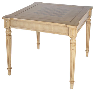 Vincent Antique Beige Multi-Game Card Table