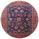 Ahgly Company Indoor Round Mid-Century Modern Area Rugs, 3' Round
