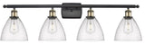 Innovations 516-4W-BAB-GBD-754-LED 4 Light Bath Vanity Light Black Antique Brass