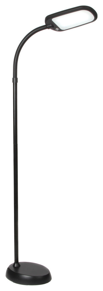 Brightech Litespan LED Bright Reading and Craft Floor Lamp - Modern Standing, Cl