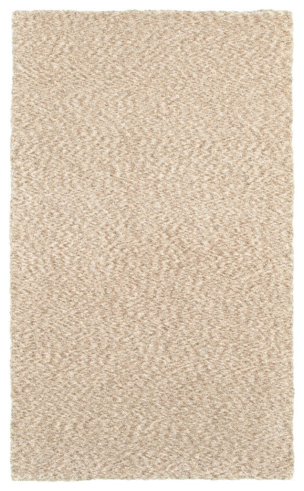5' X 7' Modern Soft Tan Indoor Area Rug