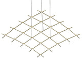 Sonneman 21Q-RW5512-27 Constellation Aquarius Medius 25 Light - Satin Brass