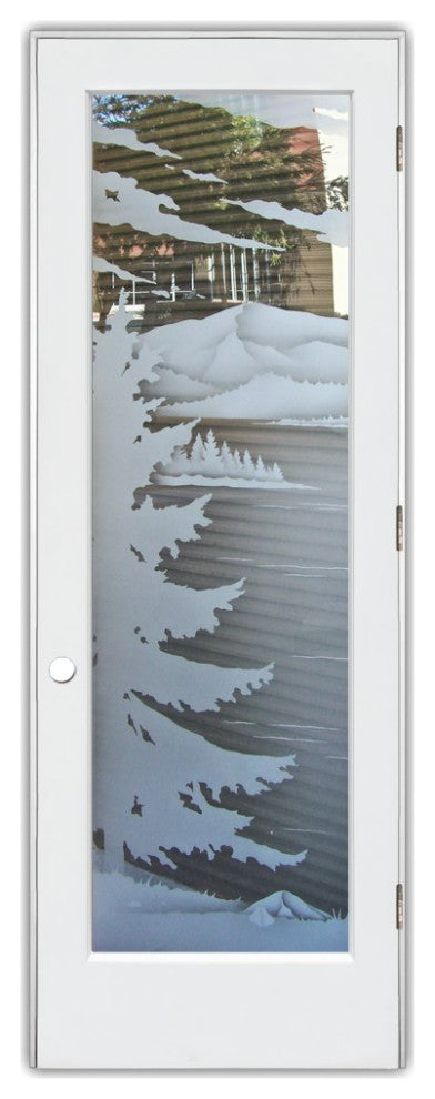 Interior Prehung Door or Interior Slab Door - Lake Arrowhead - Primed - 24"...