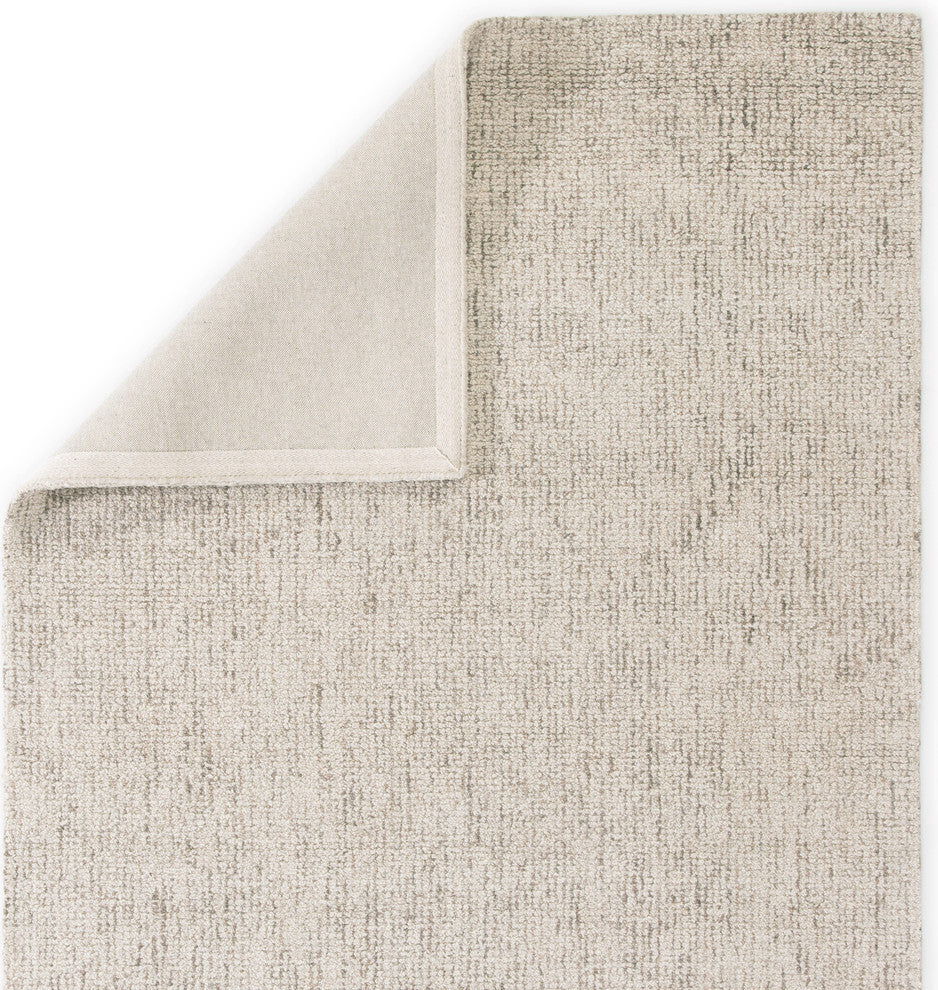 Jaipur Living Oland Handmade Solid White/Brown Area Rug, 9'x12'