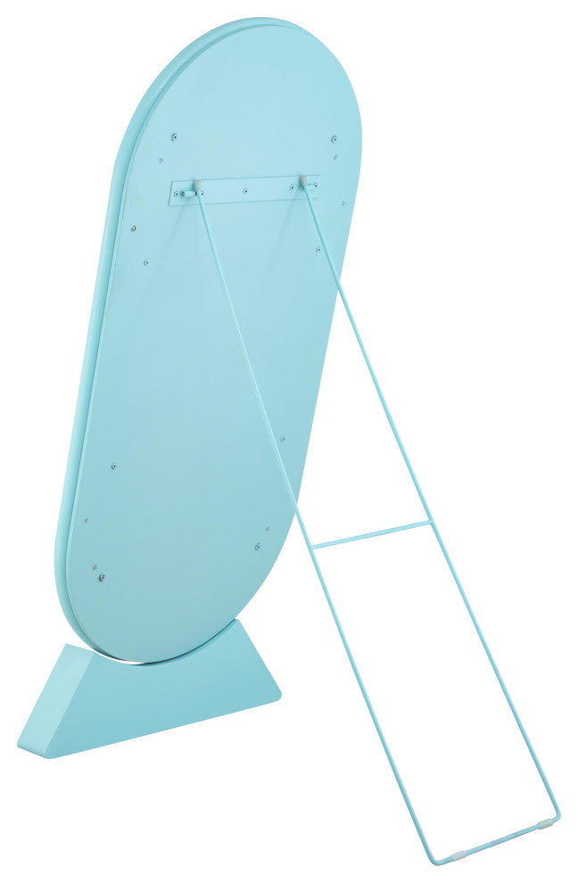 Neon Floor Mirror in Blue