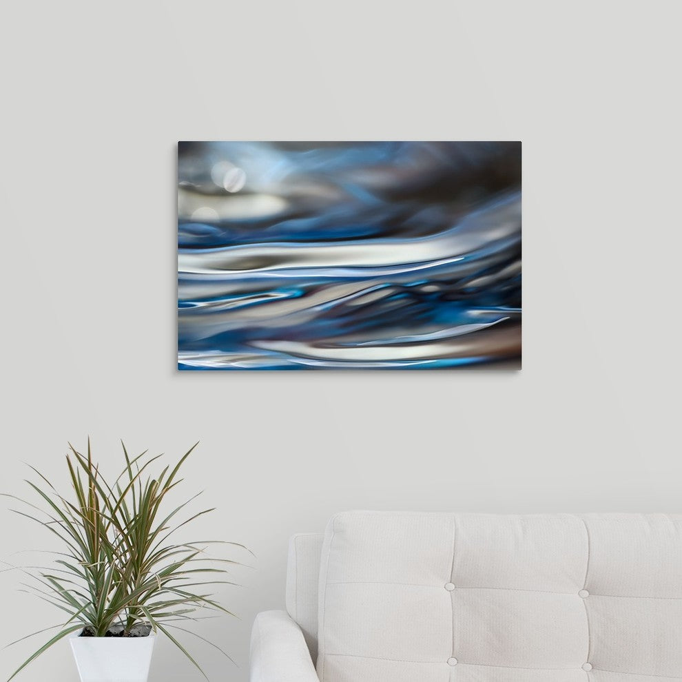 "Moon Water" Wrapped Canvas Art Print, 24"x16"x1.5"