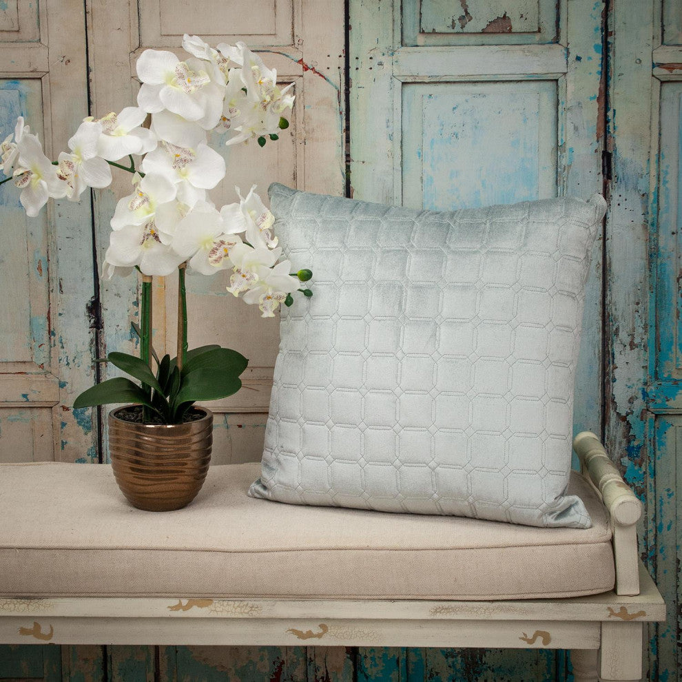 Parkland Collection Marrisa Gray Throw Pillow
