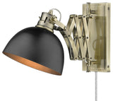 Golden Hawthorn Wall Sconce in Aged Brass